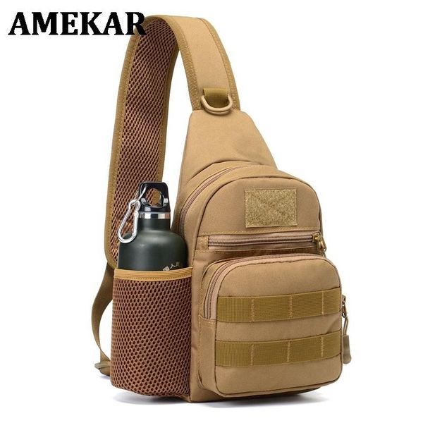 

backpack tactical army shoulder bag men sling crossbody molle bags multicam camouflage camping travel hiking hunting military