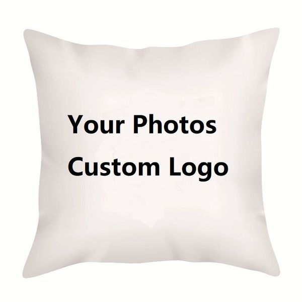 

custom pillow cover throw logo printed cushion case flax pillowcase diy persionalized p couch sofa chair car decor gifts