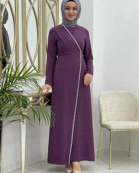 

casual dresses donsignet women dress middle east muslim fashion dubai abaya turkey long s-shaped robe ropa mujer talla grande, Black;gray