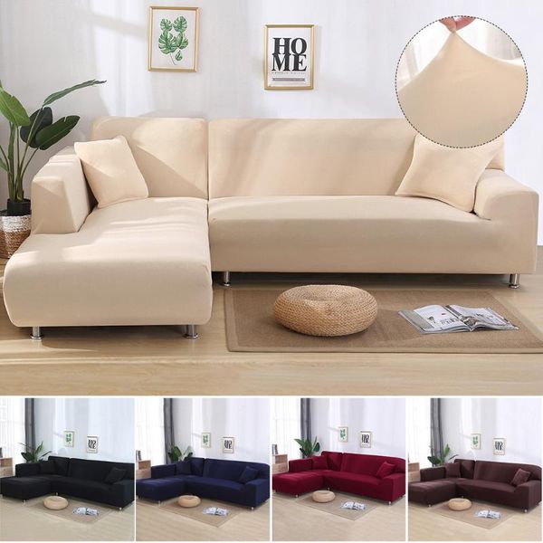 

chair covers elastic sofa cover for living room modern sectional corner slipcover couch protector 1/2/3/4 seater