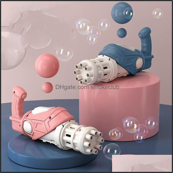 

swimming sports outdoors 25# kids matic gatling bubble gun toys summer soap water hine 2-in-1 electric children gift pool & aessories 4711 q