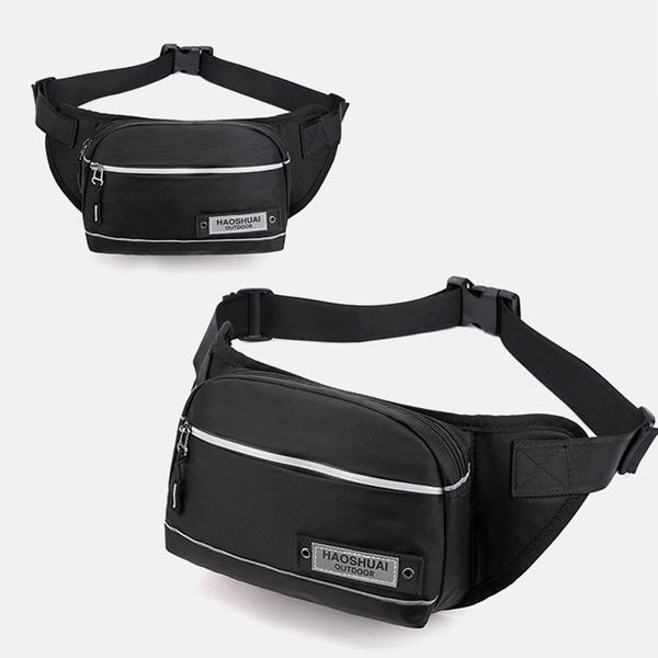 

waist bags men nylon hip pack money bag pouch travel fashion male sling cross body chest belt bum fanny