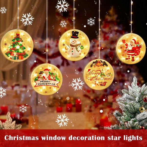 

strings 3d led fairy lights garland curtain lamp battery powered string light year christmas decorations for home window decoration