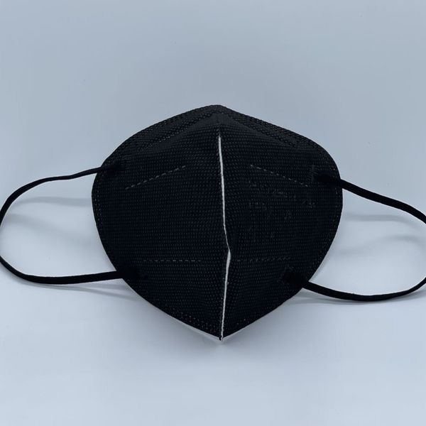 

children's white black color mask dust and droplet five layer protection