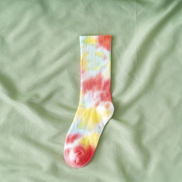 

NhrF women's wterhosiery tie dyed women'stie dyed socks autumn and wtersocks in autumn and winter, Black;white