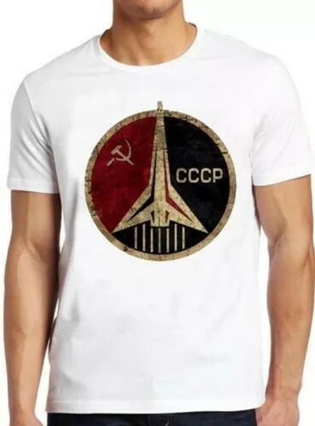 

cccp soviet ussr hammer & sickle russian vintage cool gift tee t shirt 4210, White;black