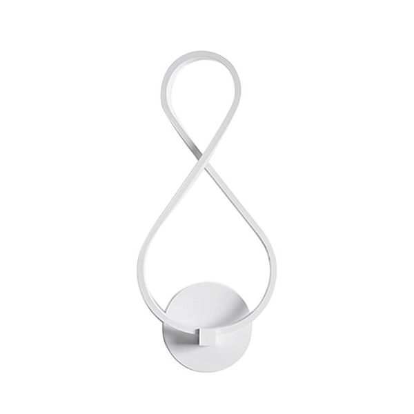 

wall lamp creative led8 word nordic bedroom bedside living room dining background