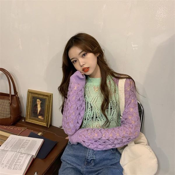 

women's sweaters loose cutout contrast sweater japanese kawaii ulzzang vintage female korean harajuku clothing for women, White;black