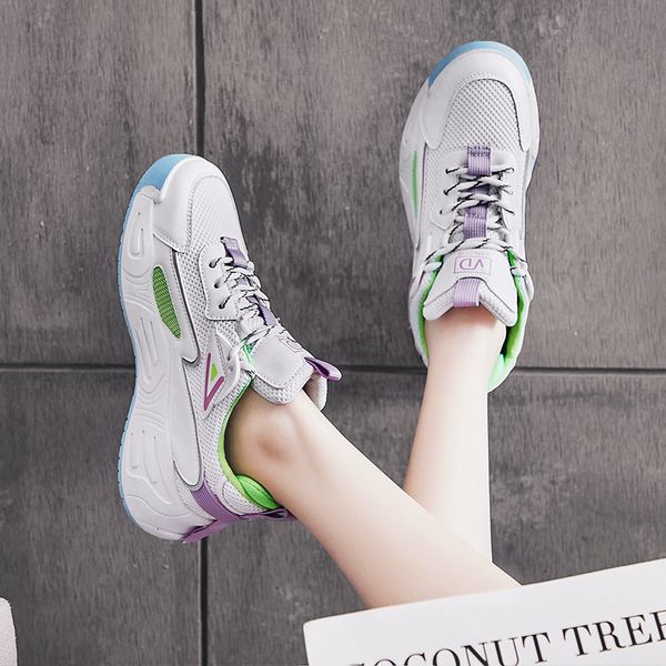 

2020 four seasons new mesh shoes ins daddy zhixun sports fashion