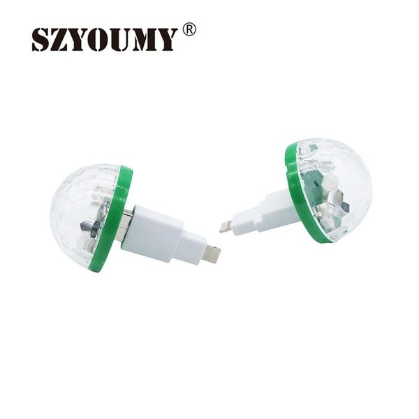 

effects szyoumy mini usb led light crystal portable stage for christmas party holiday colorful lighting dj laser projector