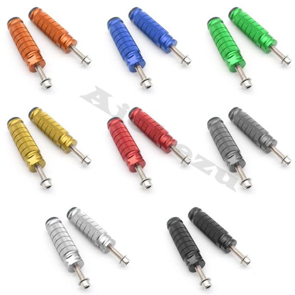 

pedals acz universal motor rearset footrest foot pegs for motorcycle threaded m8 rear set