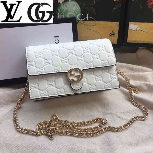 

wl56 20018 embossed white leather cross-body bag women handbags iconic handles shoulder totes cross body bag clutches