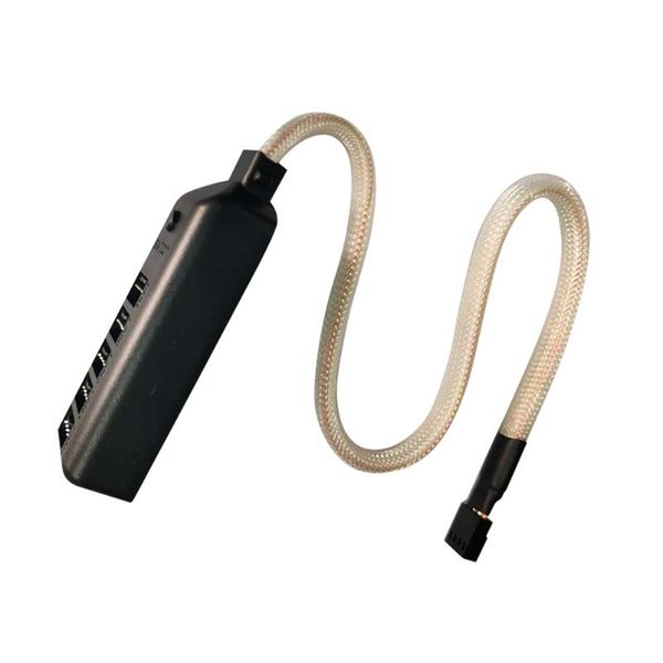 

hubs cooling fan hub splitter colorful lighting extension cable