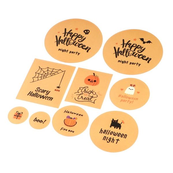 

25pcs halloween packing sticker prime sturdy affixed seal for paty home candy bag gift wrap