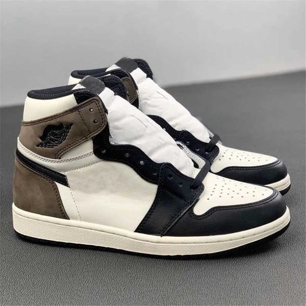 

with box travis sports 1 sail black dark mocha skateboard shoes women men outdoor basketball sneakers