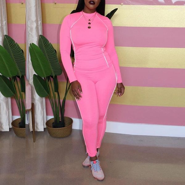 

running sets women fitness sporting two pieces set letter print turtleneck leggings striped patchwork 2021 fashion 2 pcs tracksuits#g81, Black;blue