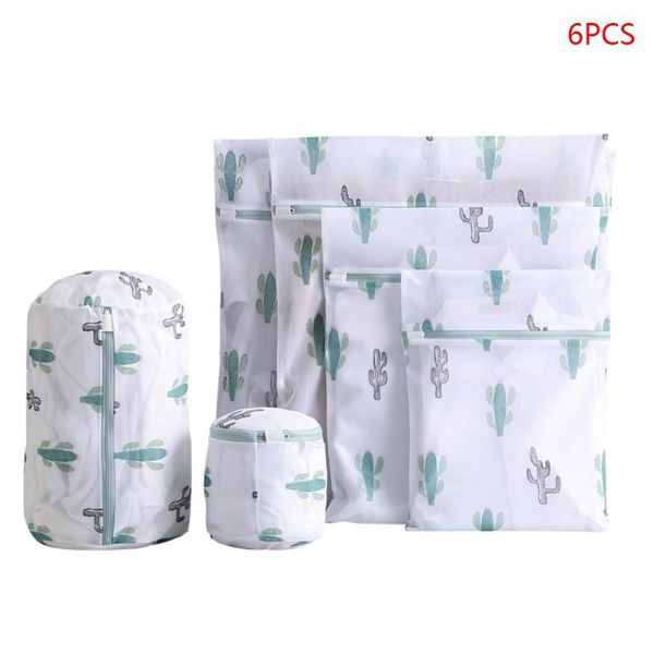 

6pcs laundry bags garment washing bag travel storage organizer for clothes bras