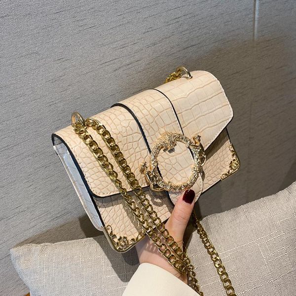 

shangxin women's shoulder bag pu solid color fashion texture chain messenger foreign style versatile design small square bags