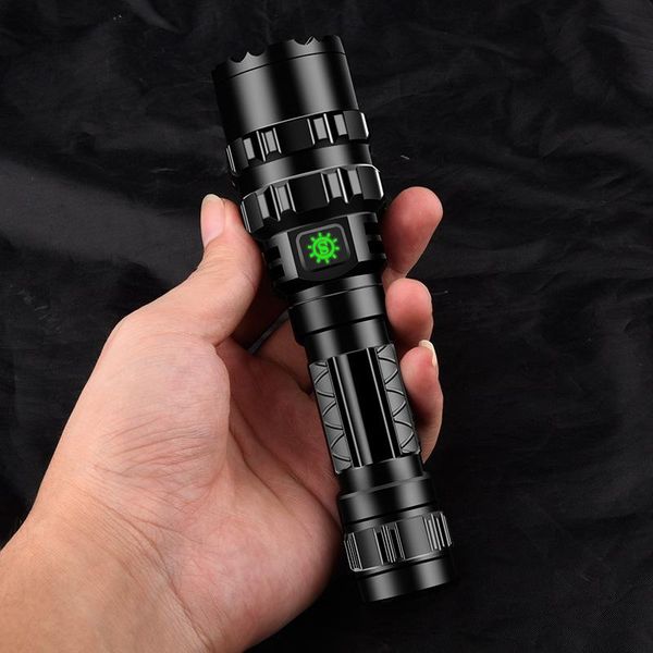 

flashlights torches powerful camping security lumen usb aluminum alloy rechargeable convoy linternas portable lighting bi50fl