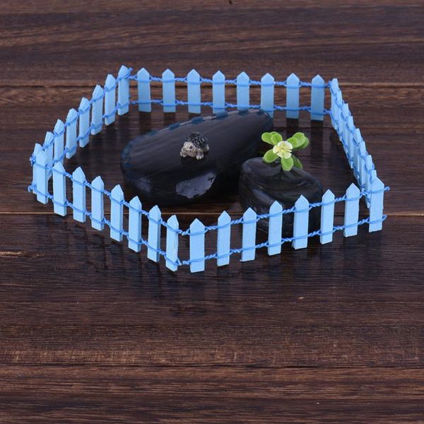 

decorative objects & figurines 5pcs miniature small wood fence fairy garden micro dollhouse plant pot decor bonsai terrarium diy