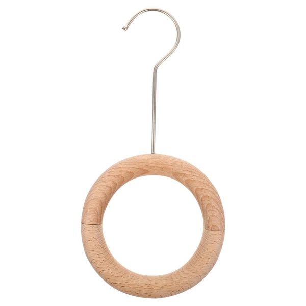 

hangers & racks 1pc household belt hanger tie scarf storage ring (silver, khaki)