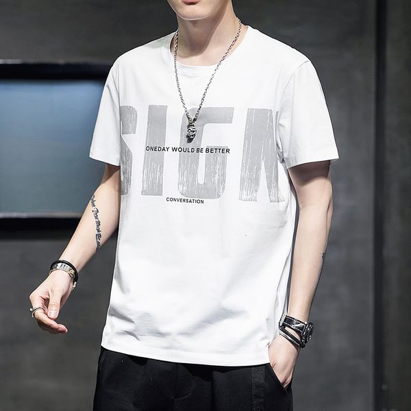 

men's summer t-shirt with short sleev and pure cotton backing shirt, Black