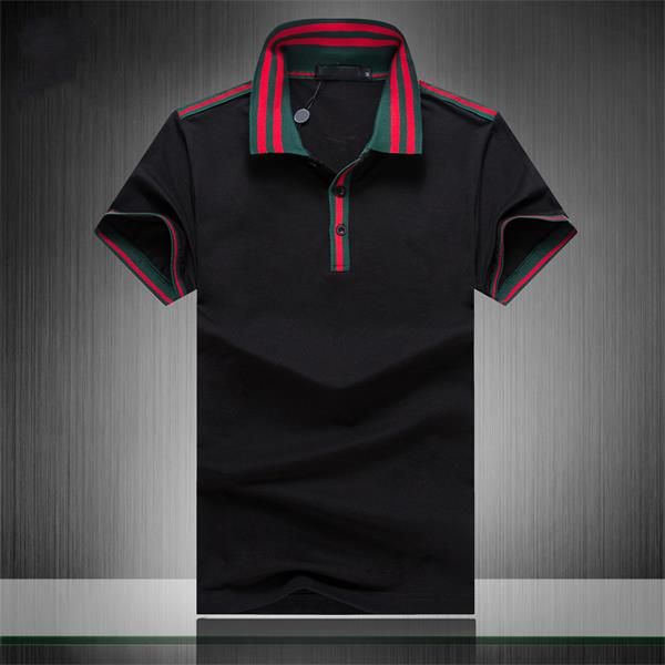 

2021 summer casual mans t shirt mens polos embroidery breathable 100%cotton comfortable man shirts wholesale size m-3xl#11, White;black