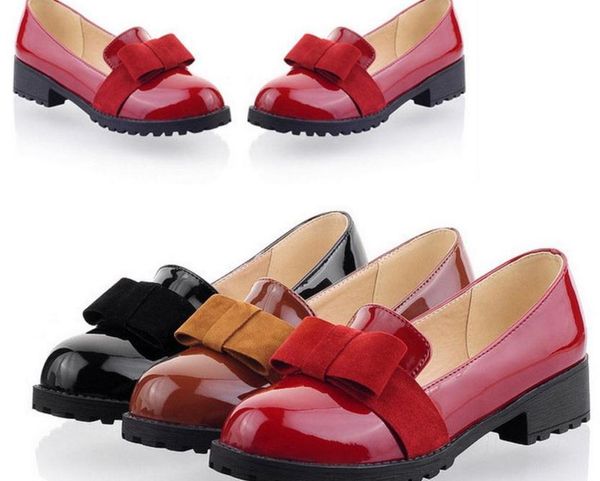 

woman shoes in spring and autumn low heel round head@258, Black