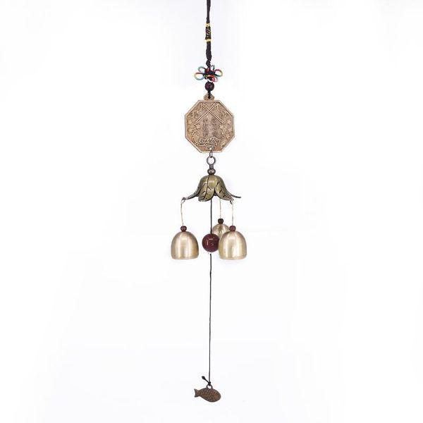 

decorative objects & figurines uk large wind chimes bells copper ornament windbell gift yard garden home decor