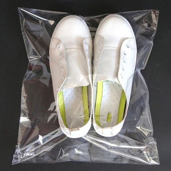 

clothes packing bags transparent garment bag sports shoes self-sealing self-adhesive leather storage