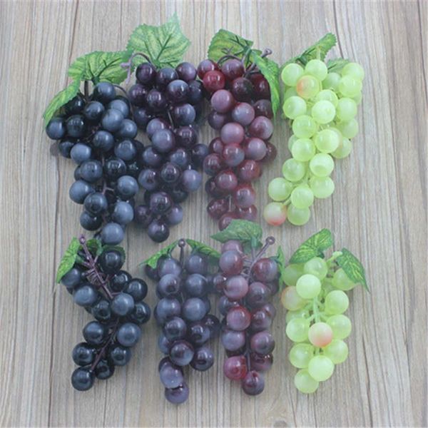 

simulation grape string fruit plastic timber fake model props green plant interior pendant 1pcs decorative flowers & wreaths