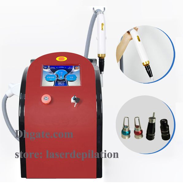 

factory price laser pico q switched nd yag tattoo removal with ce, Black