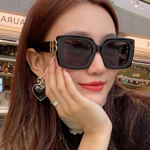 

sunglasses rectangle logo women men 2021 brand designer black leopard tea white fashion sun glasses retro feminino, White;black