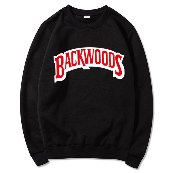 

luxury brand hoodie backwoods designer hoodie individual rock men's t-shirt sweater letter print fashion casual pullover, Black