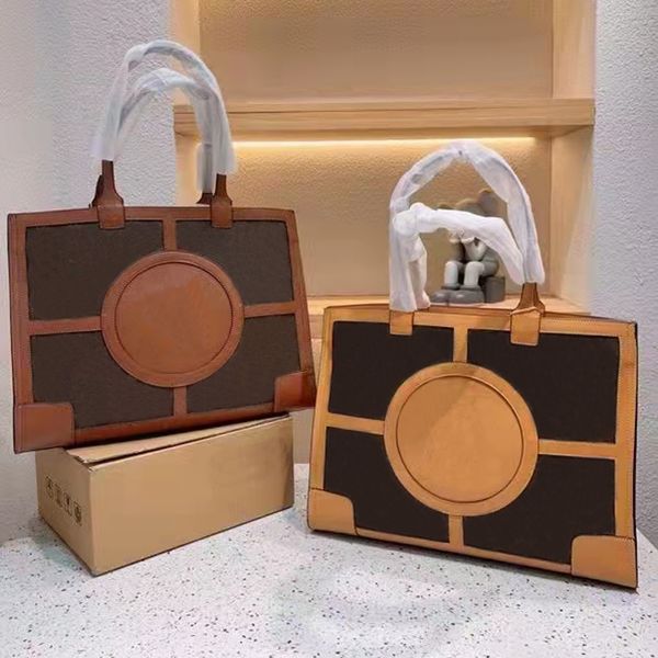 

designer handbag women tote bag womenhandbags leather letter hasp bucket versatile printing fashion buckle