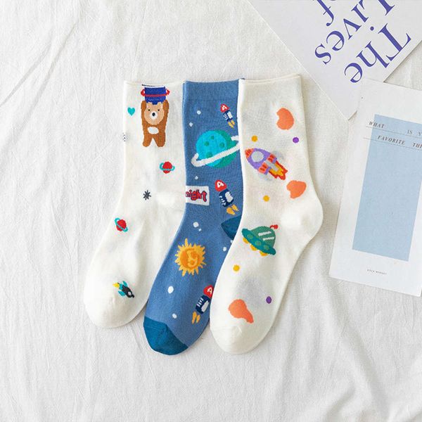 

sos socks for cotton men and women, Black;white