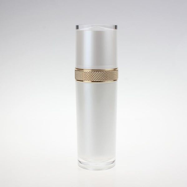 

storage bottles & jars style bottle white color 100ml capacity skincare acrylic pump