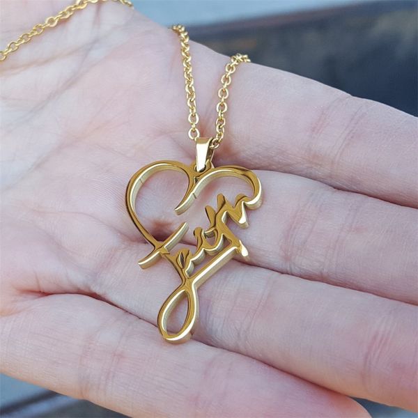 

stainless steel necklace gold silver color pendant cross necklace for women men fashion jewelry gift