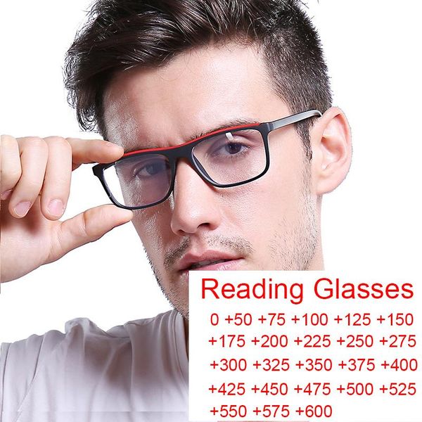 

sunglasses male business reading glasses square eyeglasses frame ultra-light comfortable computer anti blue light lesebrille herren, White;black