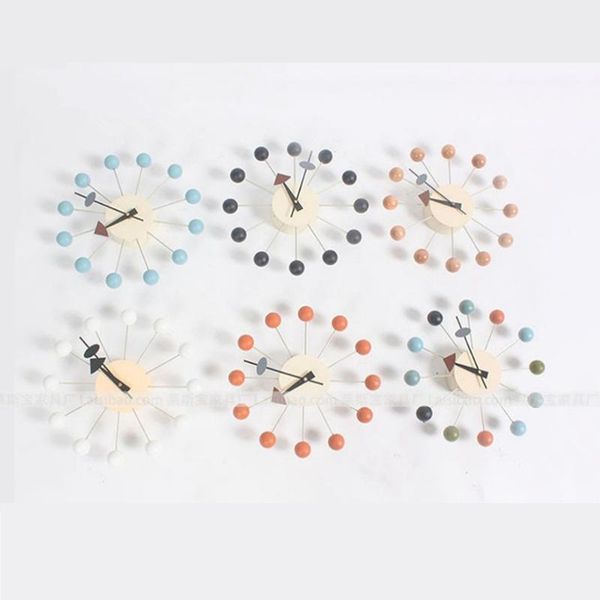 

wall clock creative deco candy ferris wheel watch stylish background minimalistic circular colorful balls clocks