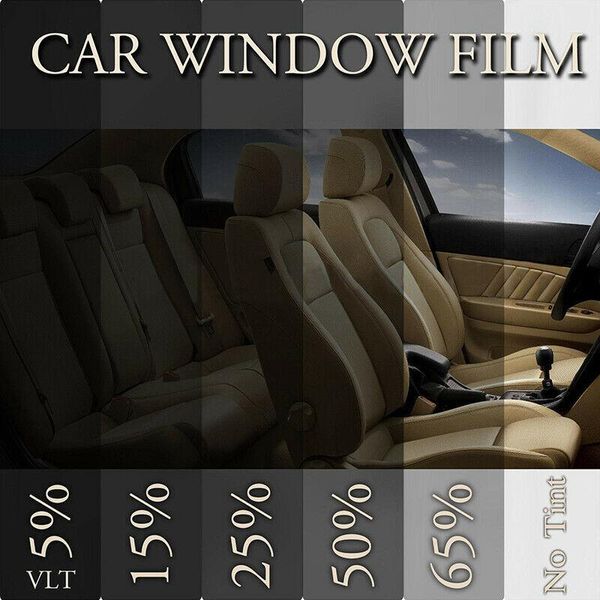 

car sunshade 50cm*3m 20% vlt black pro home glass window tint tinting film roll