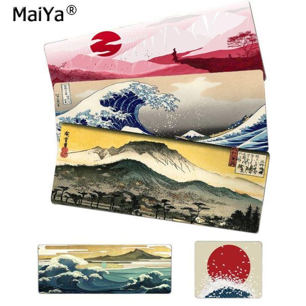 

mouse pads & wrist rests maiya beautiful anime japanese art wave rubber pc computer gaming mousepad