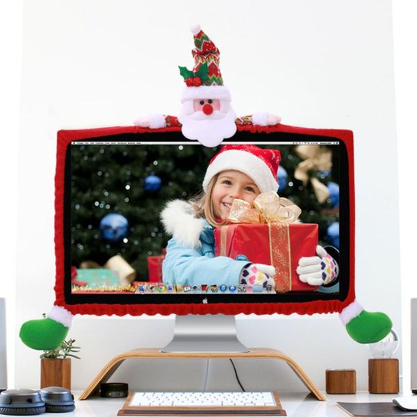 

christmas decorations 1pc durable creative atmosphere decoration three dimensional cartoon computer non woven fabrics case