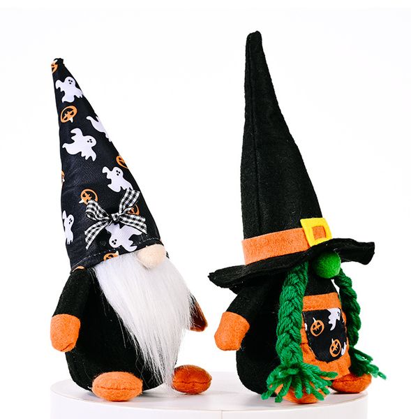 2021 Yeni Moda Parti Malzemeleri Cadılar Bayramı Dekorasyon Peluş Gnomes Ev Alışveriş Merkezi Pencere Için Yüzsüz Bebek Süsler