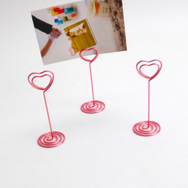 

party decoration 12pcs heart shape po holder stands table number holders place paper menu clips )