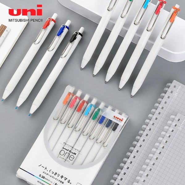 

colors/set uni gel pen umn-s head uni-ball one color push-type hand account student stationery awards pens