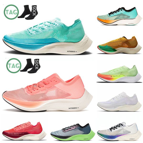 

2021 fashion zoomx vaporfly next% womens mens running shoes rawdacious black white pink valerian blue ekiden sporty red be true trainers sne, White;red