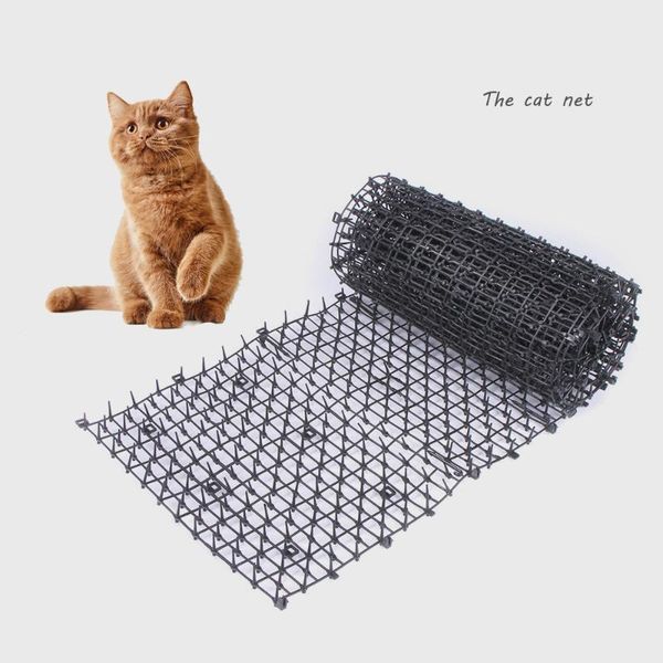 

cat beds & furniture garden scat repellent mat prickle strips no hurt to pets anti net spike deterrent keep dog away digging climbing