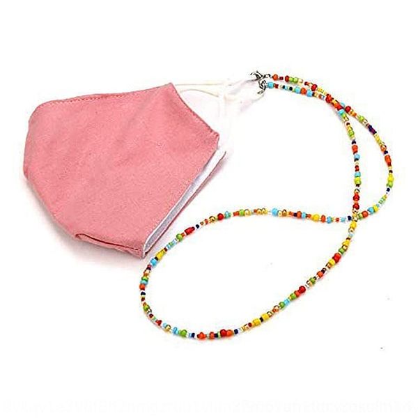 

r7r spectacle colorful rice bead slip and falling mask hanging rope spectacle chain colorful rice bead anti eyeglasses chains slip and anti