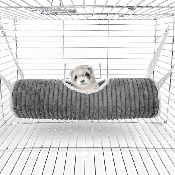 

small animal supplies pets hammock hamster tunnel dual purpose hanging bed nest with 4hooks warm autumn and winter hommock